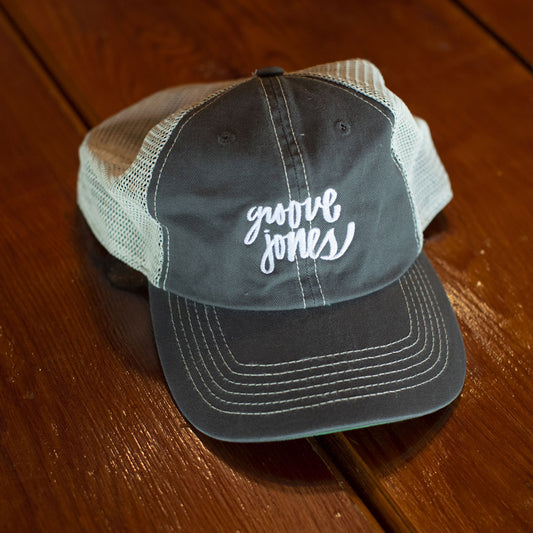 Groove Jones "Stacked Logo" Mesh, Trucker hat
