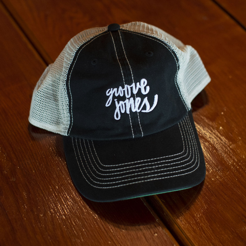 Groove Jones "Stacked Logo" Mesh, Trucker hat