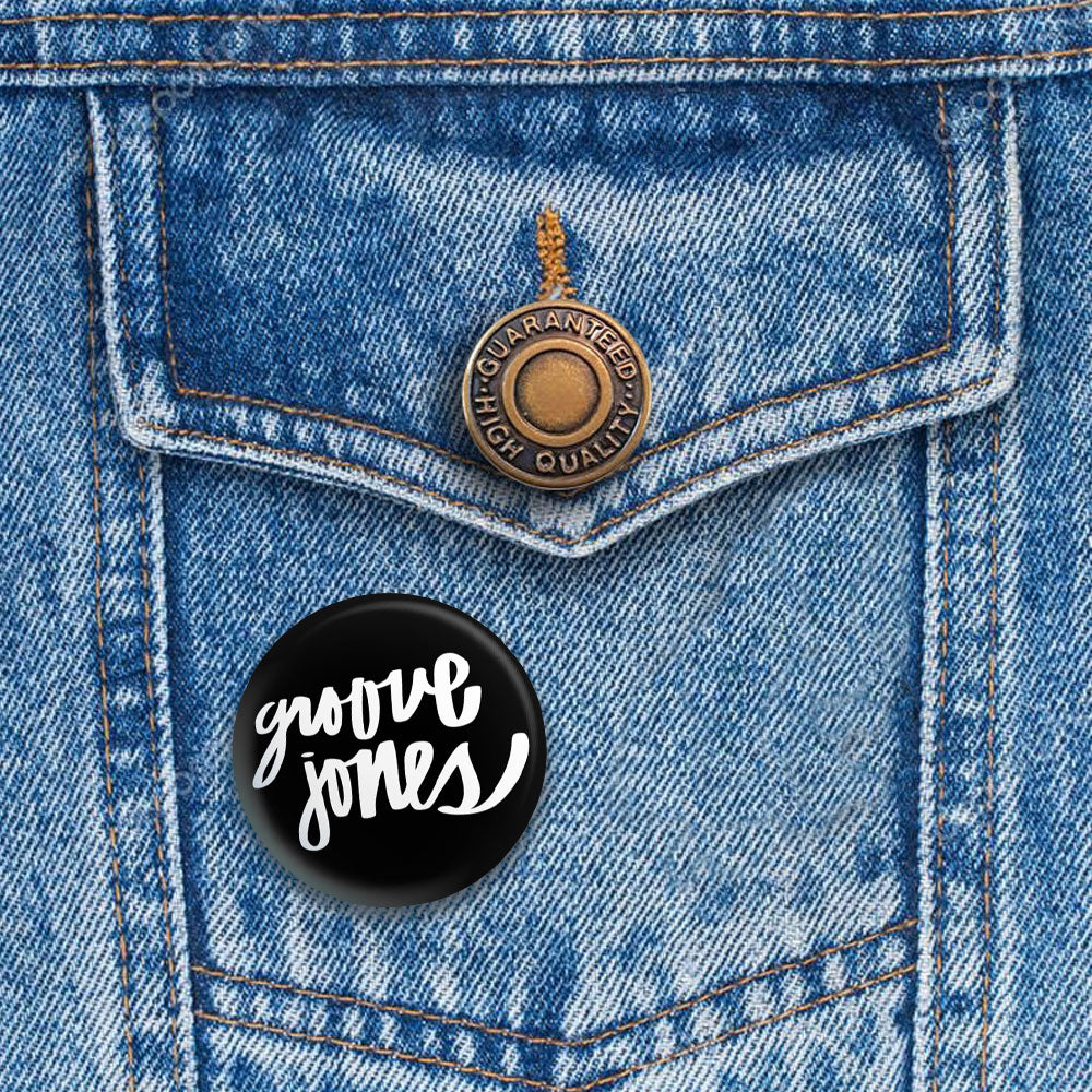 Groove Jones Pin-Back Buttons (2-Pack)