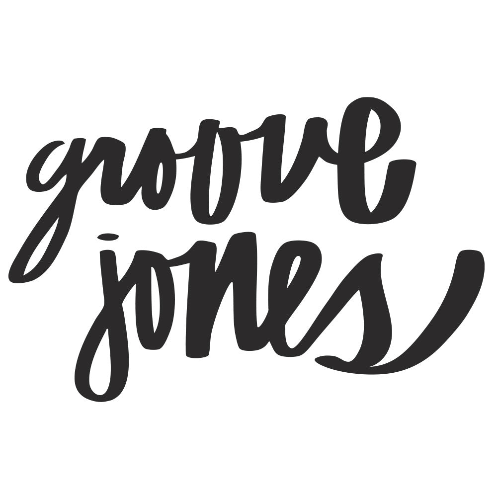 Groove Jones Original "Stacked Logo" - Gildan Ultra Cotton Long Sleeve